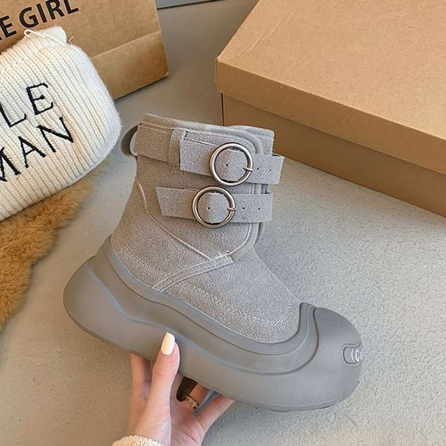 Mac | Mens Winter Fleece Lined Warm Cotton Outdoor Snow Boots