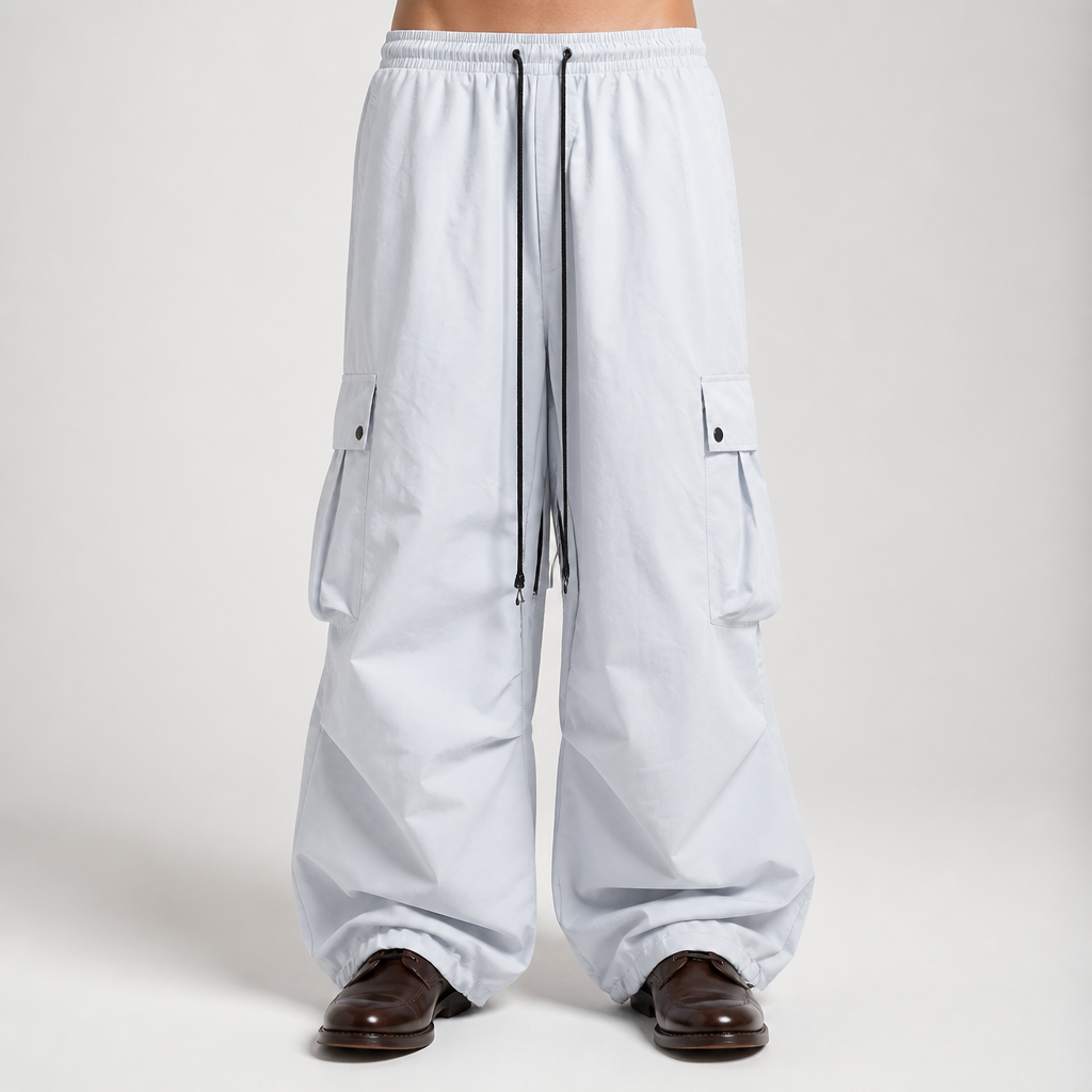 Mack | Mens Waterproof Windproof Snowboard Bib Snow Ski Pants, White