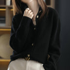 Maddie | Womens Long Knit Cardigan Coat Loose Retro Sweater Jacket