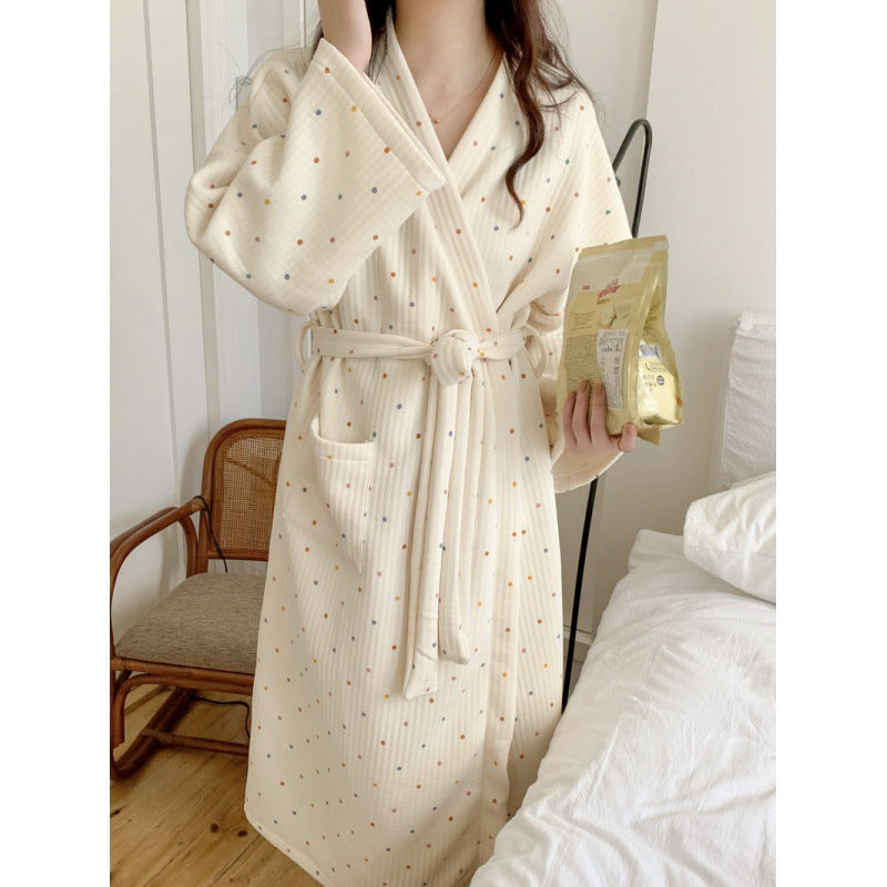 Madeline | Womens Cotton Loungewear Sleepwear Nightwear Robe