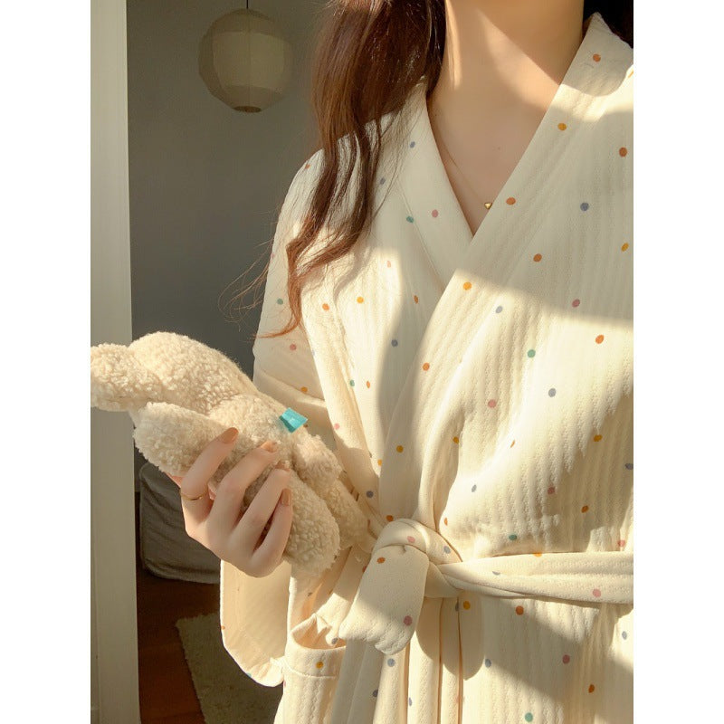 Madeline | Womens Cotton Loungewear Sleepwear Nightwear Robe