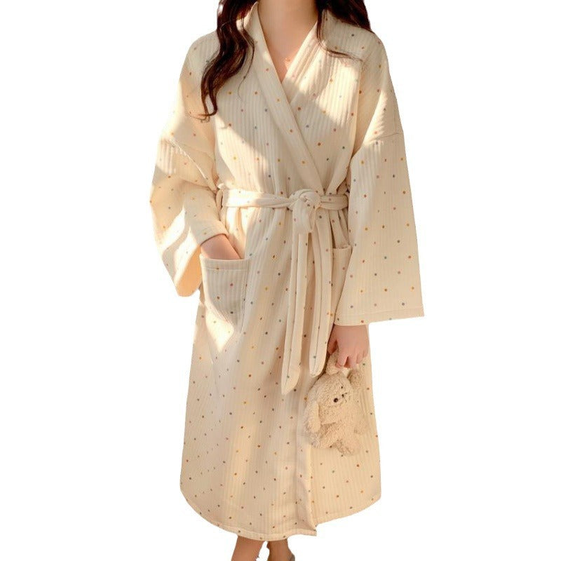 Madeline | Womens Cotton Loungewear Sleepwear Nightwear Robe
