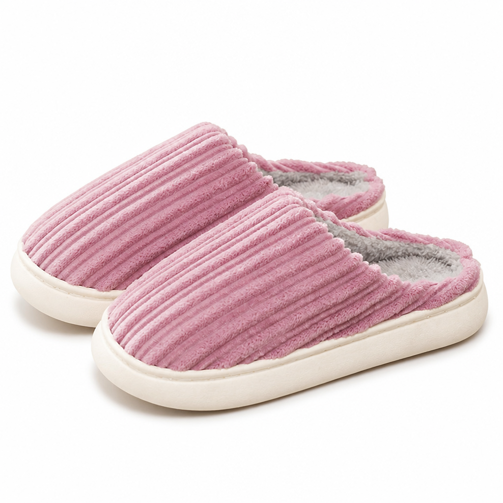 Madelyn | Womens Fluffy Fuzzy Memory Foam Warm Winter Indoor House Slippers Shoes
