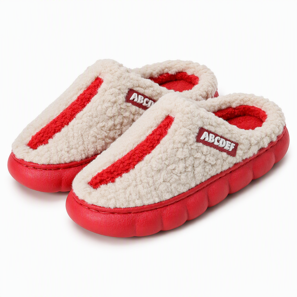 Madelyn | Womens Fluffy Fuzzy Memory Foam Warm Winter Indoor House Slippers Shoes