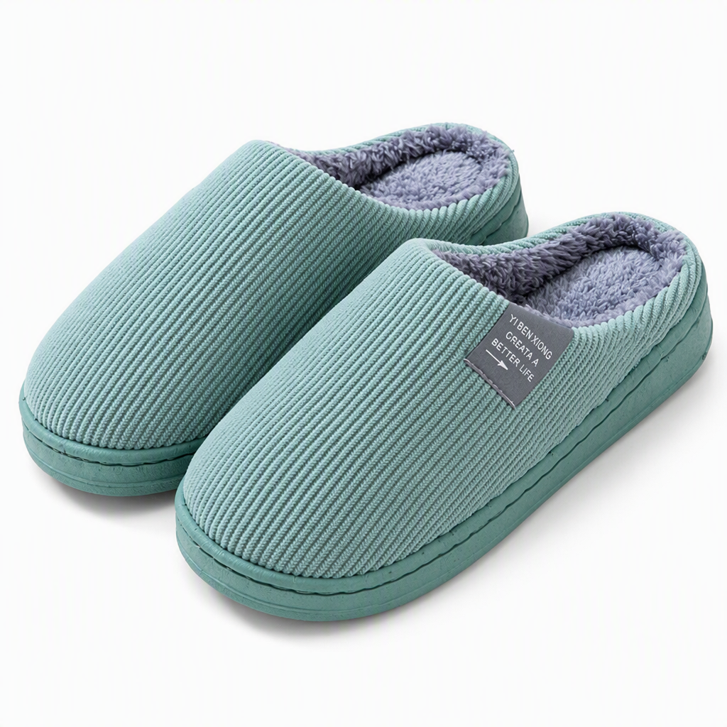 Madelyn | Womens Fluffy Fuzzy Memory Foam Warm Winter Indoor House Slippers Shoes