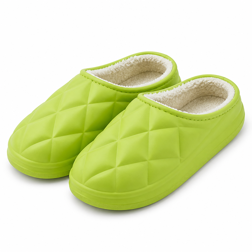 Maggie | Womens Fluffy Fuzzy Memory Foam Warm Winter Indoor House Slippers Shoes