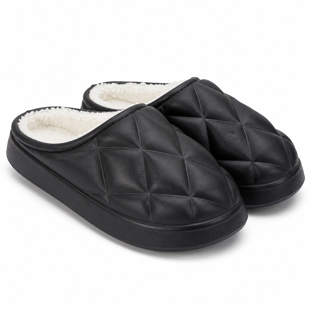 Maggie | Womens Fluffy Fuzzy Memory Foam Warm Winter Indoor House Slippers Shoes