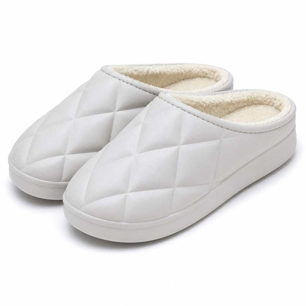 Maggie | Womens Fluffy Fuzzy Memory Foam Warm Winter Indoor House Slippers Shoes