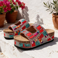Mirabel Cushioned Cork Sandals