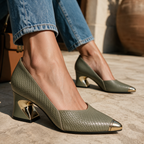 Olivia Laurent Sculpted Pumps