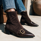 Bridget Buckle Ankle Boots
