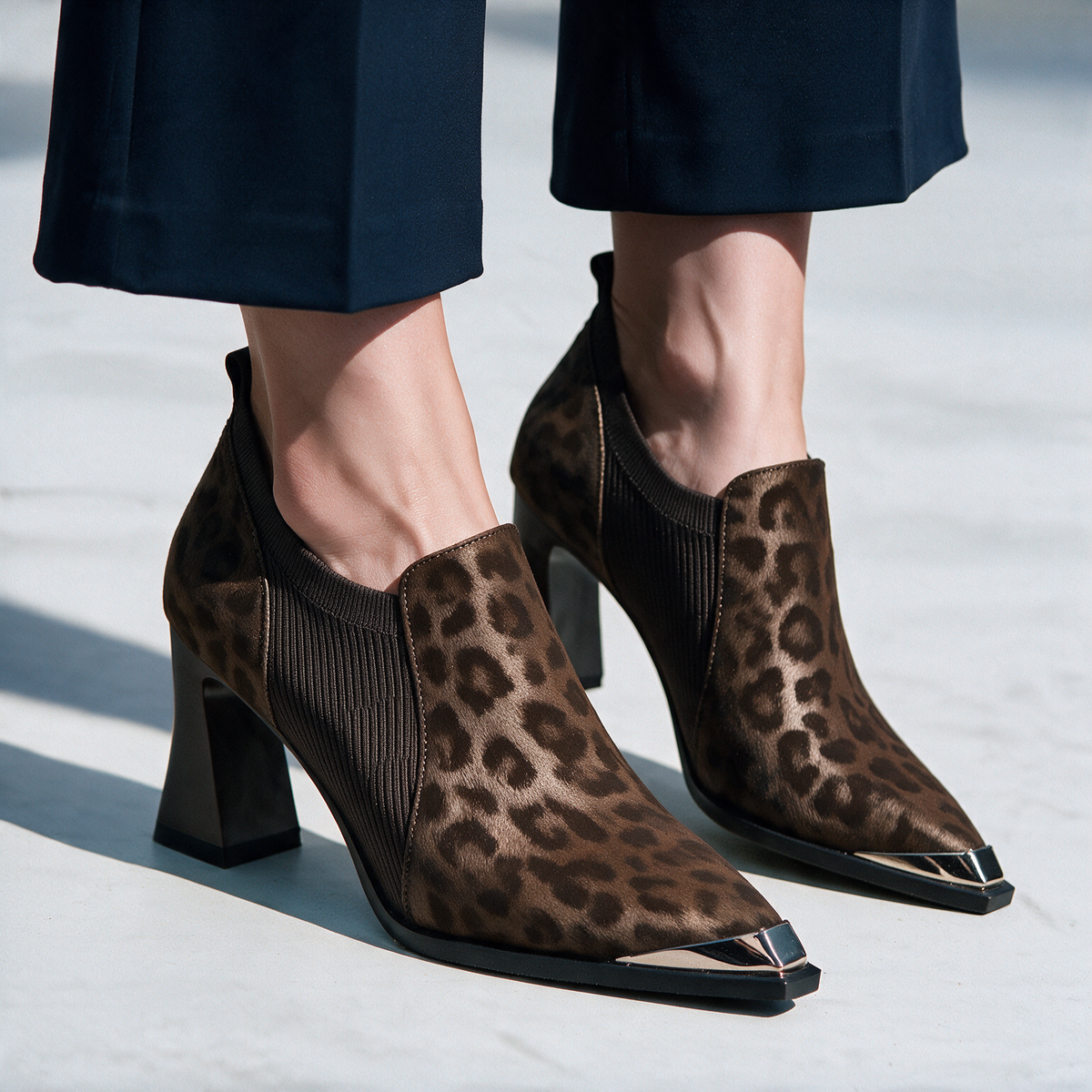 Roxanne Monroe Leopard Heels