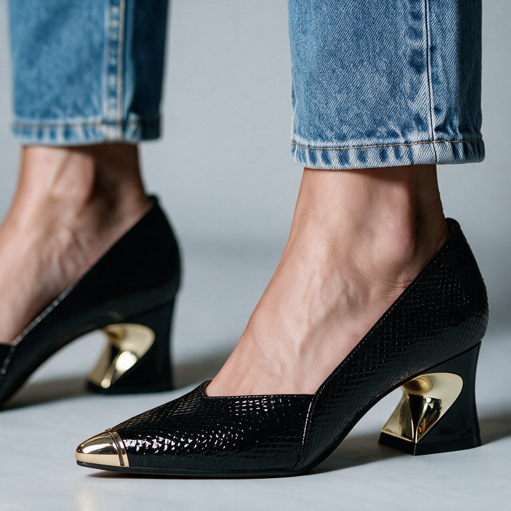 Olivia Laurent Sculpted Pumps
