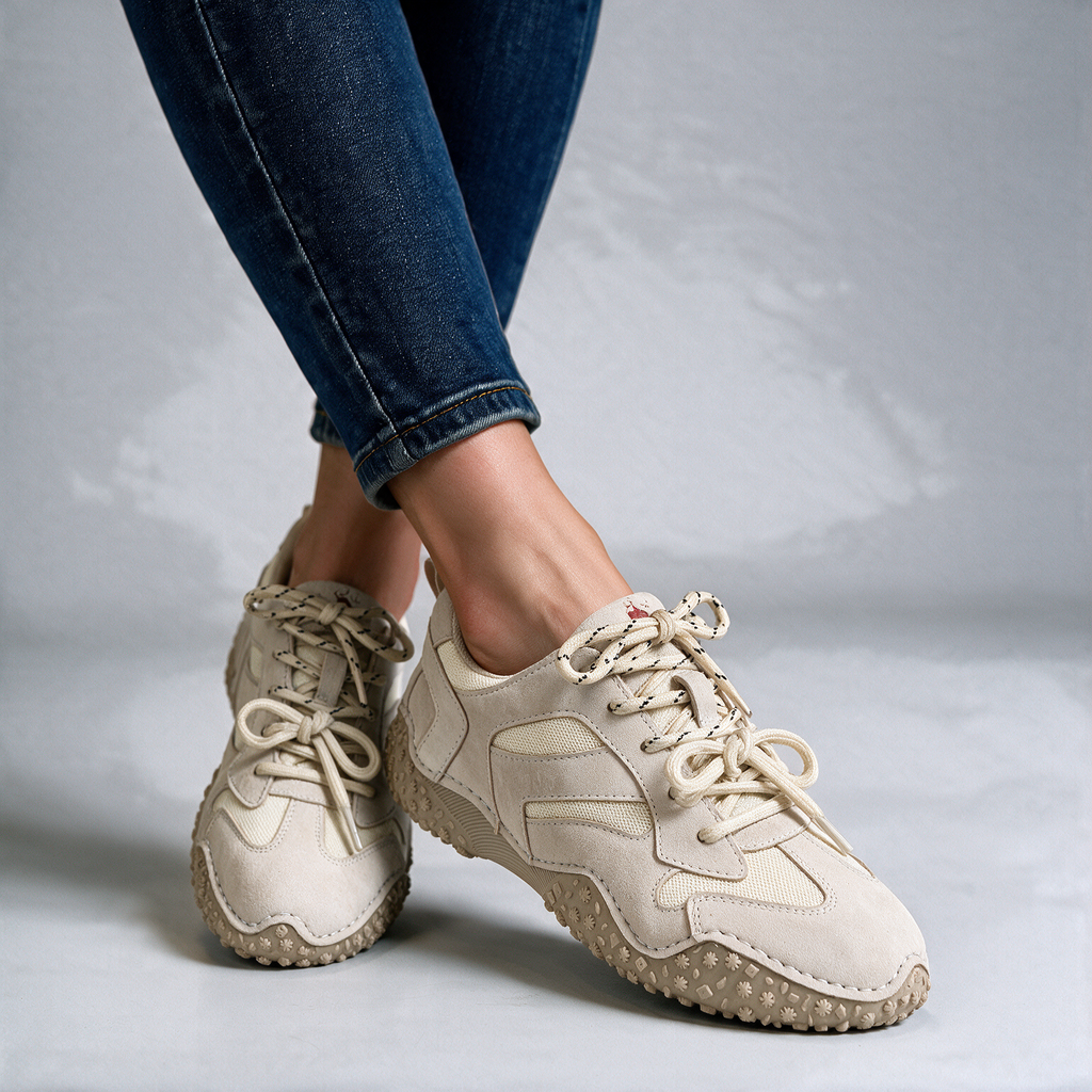 Audrey Orthopedic Leather Sneakers
