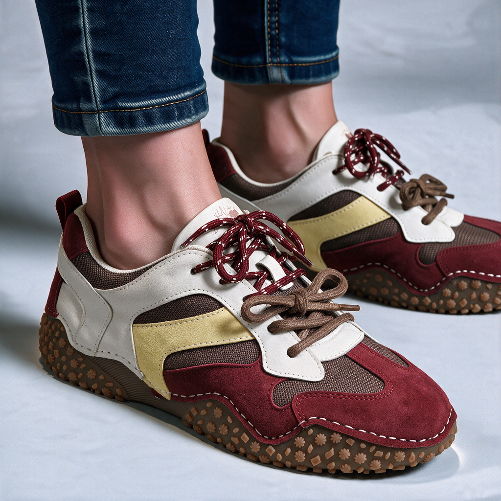 Audrey Orthopedic Leather Sneakers