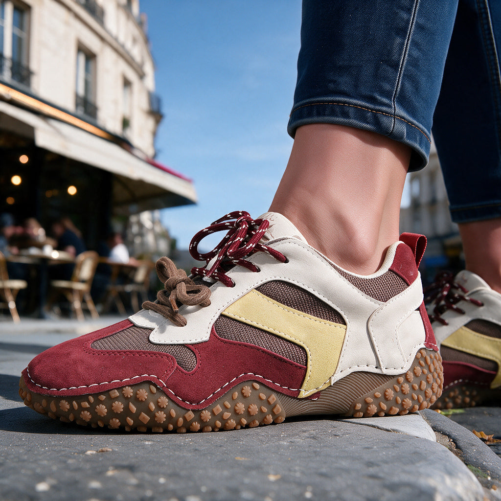 Audrey Orthopedic Leather Sneakers