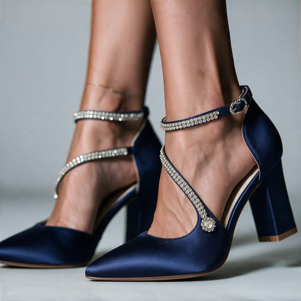 Camille Fontaine Crystal Heels