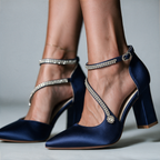Camille Fontaine Crystal Heels
