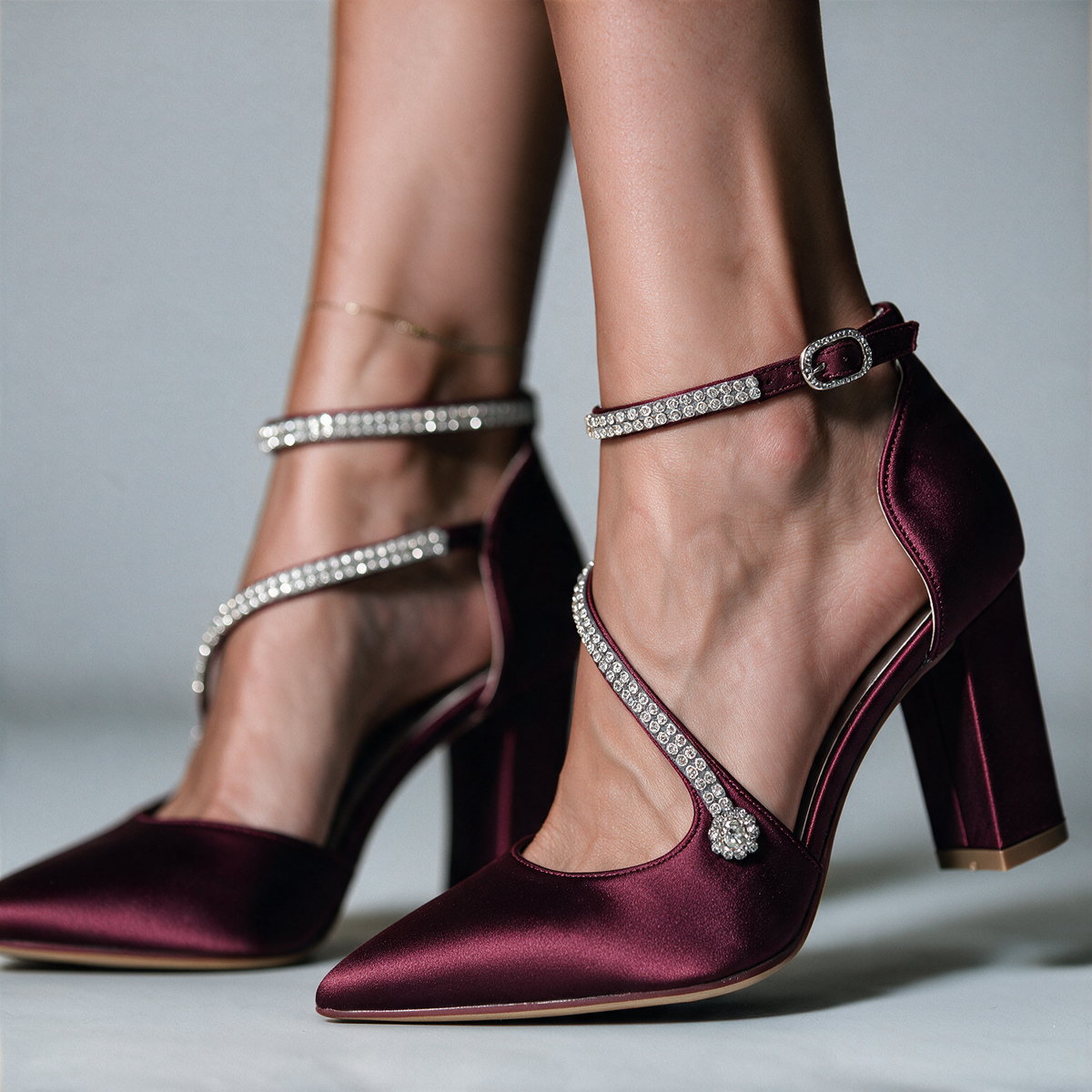 Camille Fontaine Crystal Heels