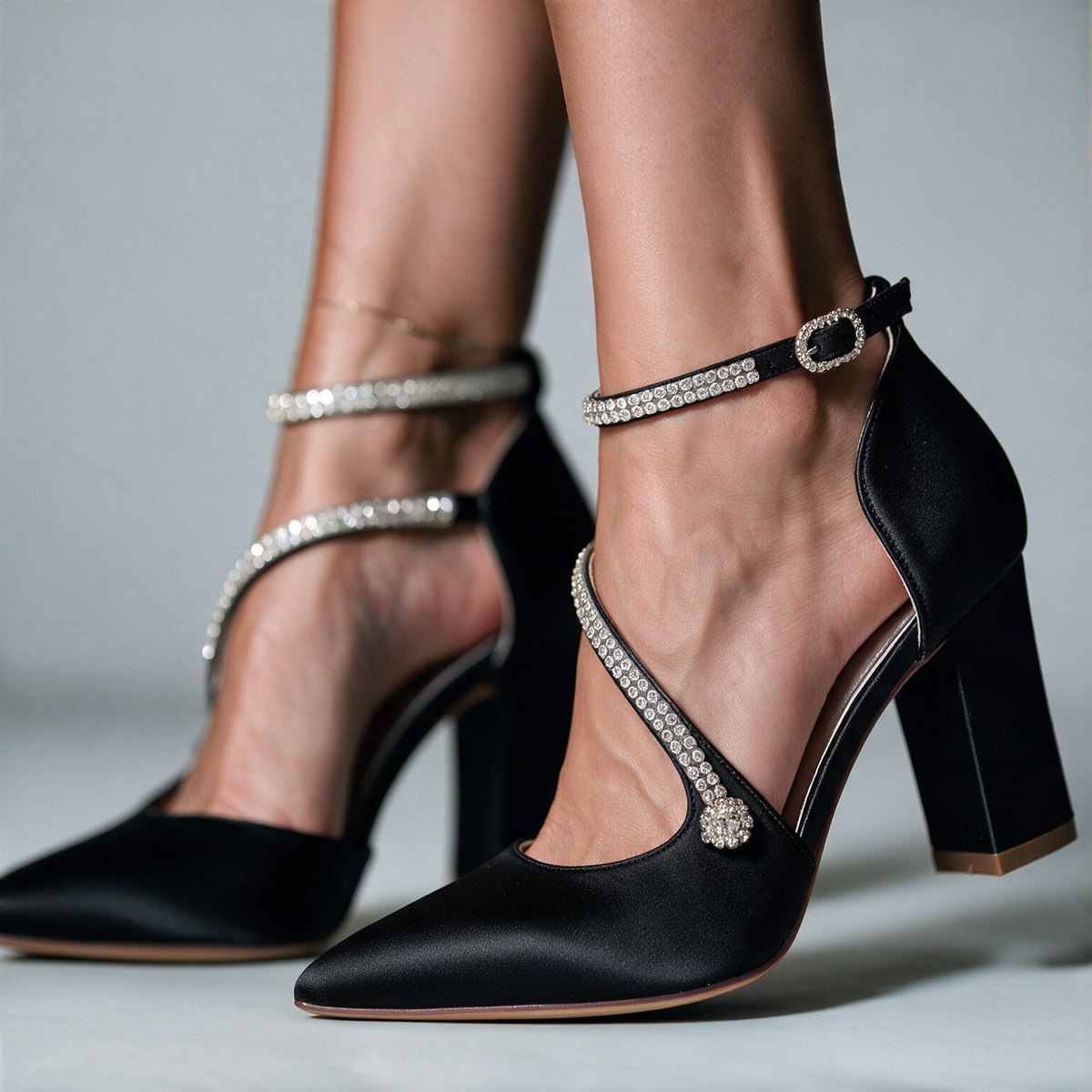 Camille Fontaine Crystal Heels