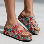 Mirabel Cushioned Cork Sandals