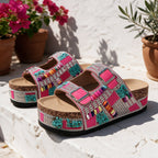 Mirabel Cushioned Cork Sandals