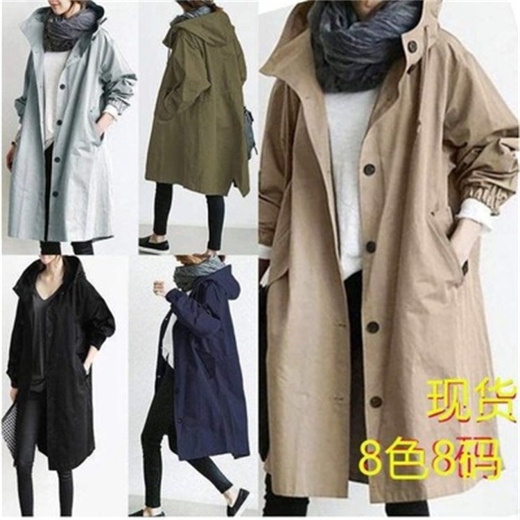 Margaux | Womens Belted Double Breasted Wool Trench Coat - 1