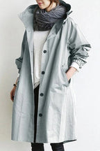 Margaux | Womens Belted Double Breasted Wool Trench Coat - 10