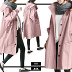 Margaux | Womens Belted Double Breasted Wool Trench Coat - 6