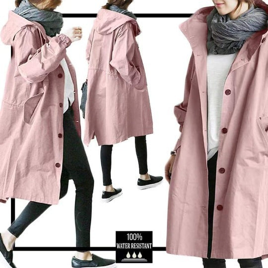 Margaux | Womens Belted Double Breasted Wool Trench Coat - 6