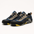 Maria | Womens Non Slip Outdoor Walking Hiking Shoes, Navy Yellow