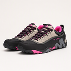 Maria | Womens Non Slip Outdoor Walking Hiking Shoes, Black Berry