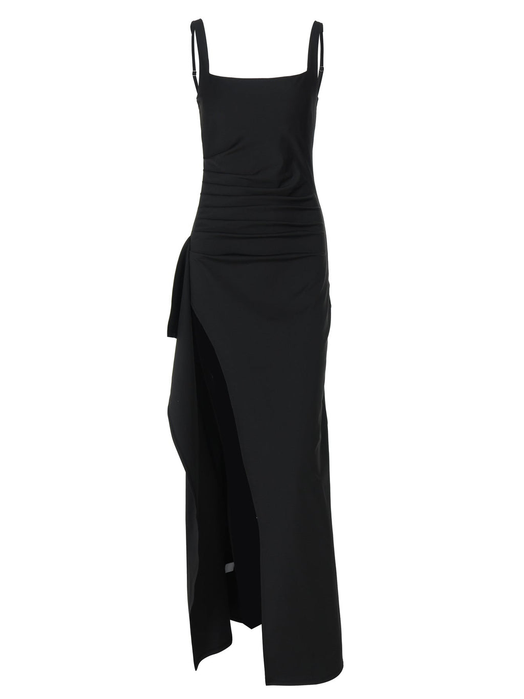 Marla | Womens Wedding Guest Strapless Backless High Slit Maxi Dress