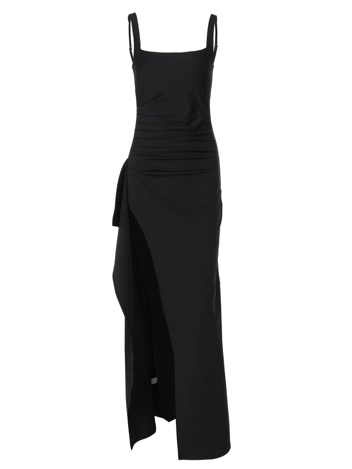 Marla | Womens Wedding Guest Strapless Backless High Slit Maxi Dress