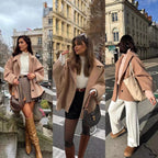 Marlee | Womens Faux Fur Coat Lapel Warm Winter Jacket