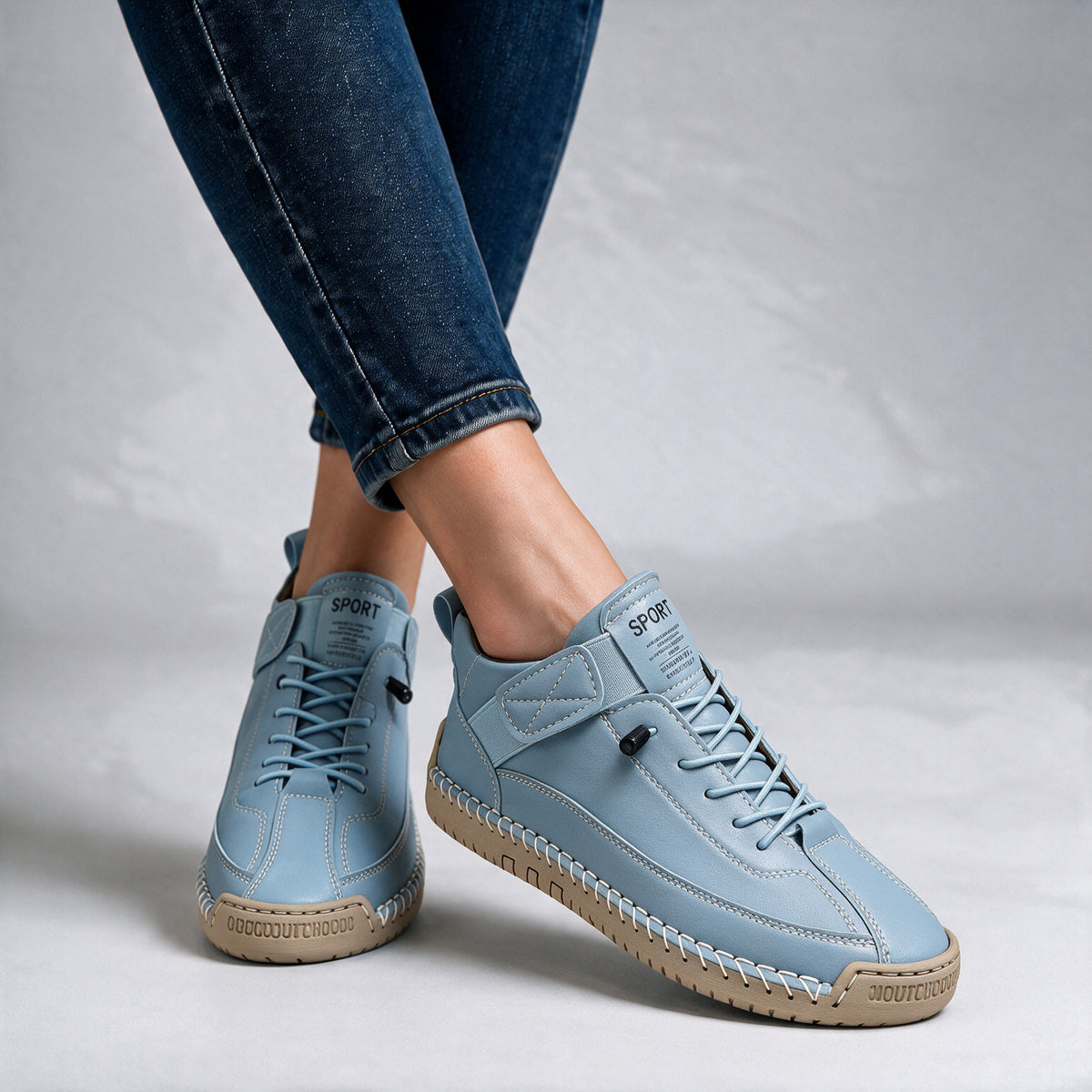 Marlowe hand-stitched orthopedic sneakers for women