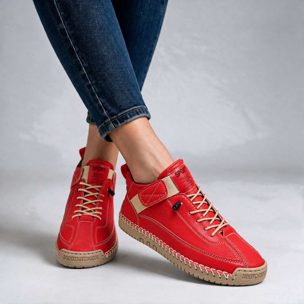 Marlowe hand-stitched orthopedic sneakers for women