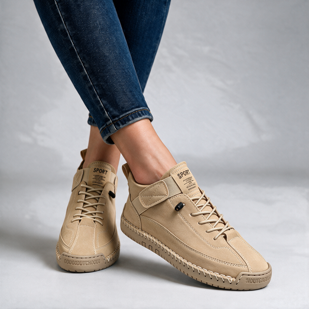 Marlowe hand-stitched orthopedic sneakers for women