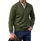 Martin | Mens Knit Sweater Stand Collar Warm Winter Casual Pullover