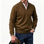 Martin | Mens Knit Sweater Stand Collar Warm Winter Casual Pullover