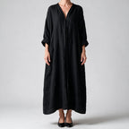 Maryann | Womens Long Sleeve Belted Longline Shirt Midi Dress