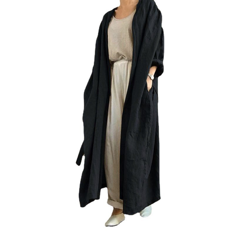 Maryann | Womens Long Sleeve Belted Longline Shirt Midi Dress