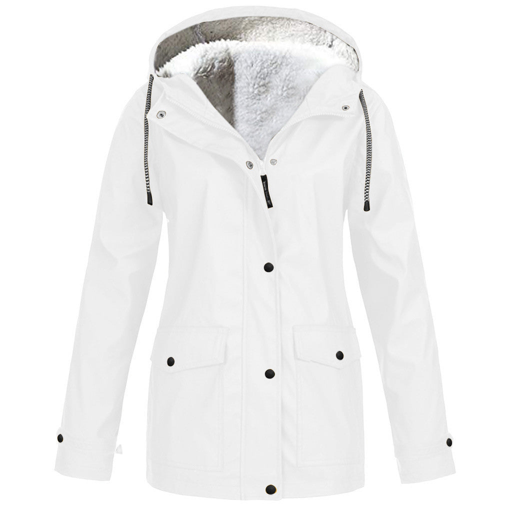 Maxwell | Mens Waterproof Fleece Lined Hooded Winter Rain Jacket