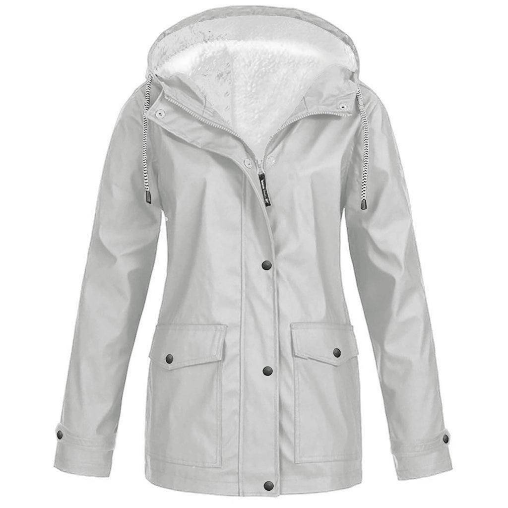 Maxwell | Mens Waterproof Fleece Lined Hooded Winter Rain Jacket