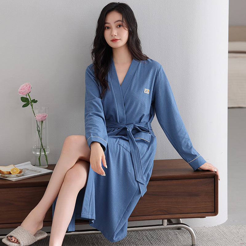 Meg | Womens Cotton Robe Bathrobe Loungewear