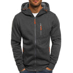 Michael | Mens Hooded Jacket Zip Up Lightweight Sports Windbreaker