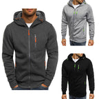 Michael | Mens Hooded Jacket Zip Up Lightweight Sports Windbreaker