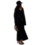 Michelle | Womens Knit Two Piece Sweater Skirt V Neck Lounge Set