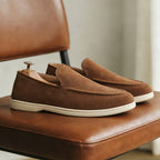 Mike | Mens Leather Loafers Slip On Driving Casual Loafer Shoes