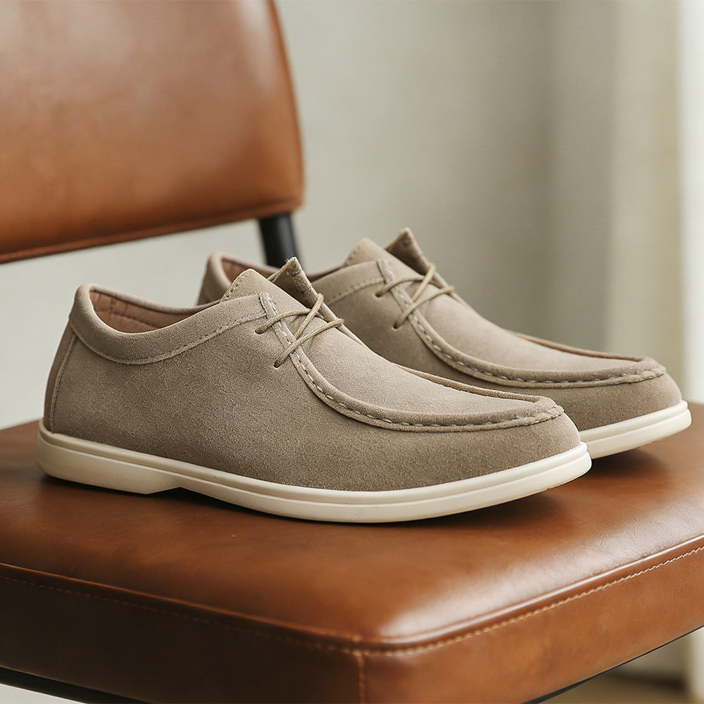 Mike | Mens Leather Loafers Slip On Driving Casual Loafer Shoes